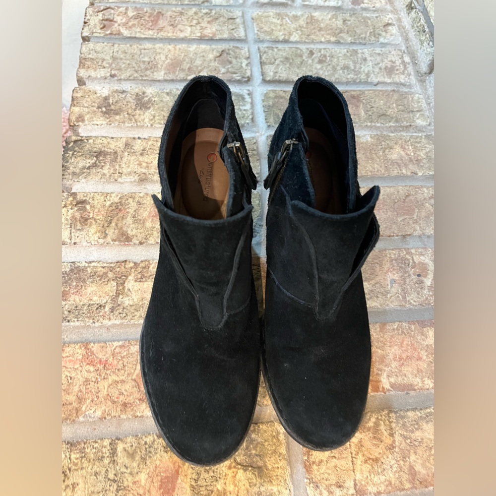 Booties suede black